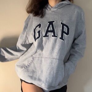 GAP light grey logo oversized hoodie